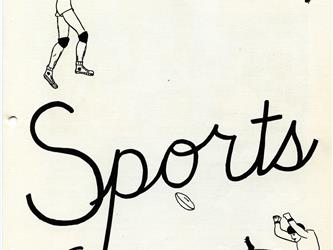 Illustration of students playing sports