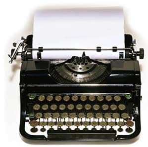 Image of typewritter