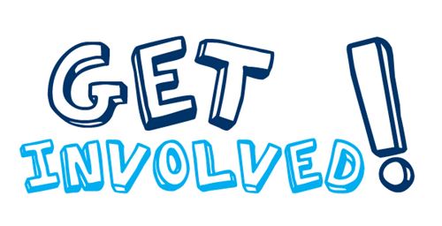 "Get involved" Graphic